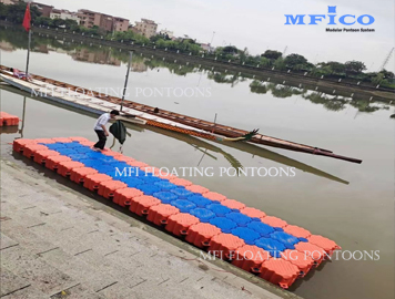 water sport floating dock